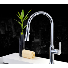 YLK0013-C single handle deck mounted kitchen water taps pull out down kitchen sink faucet